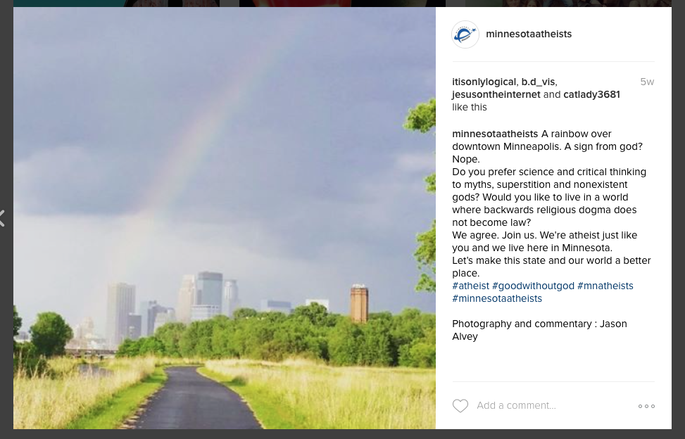 Minneapolis with Rainbow